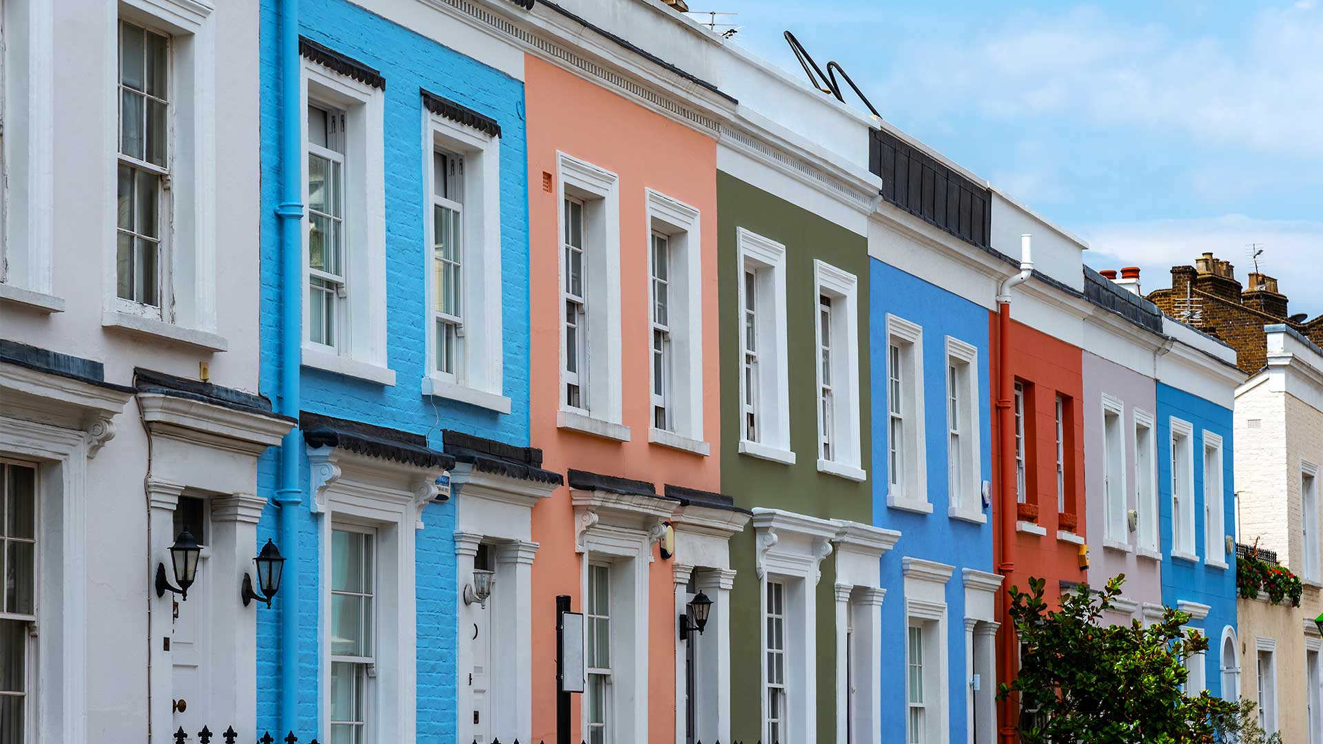 Set of Colourful Houses